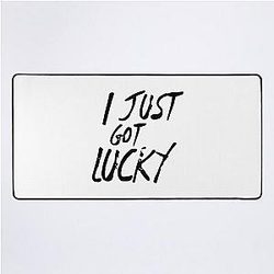 Sykkuno Merch Sykkuno I Just Got Lucky Desk Mat