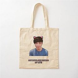 Sykkuno cat ears Cotton Tote Bag