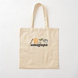 AMIGOPS SYMBOLS STICKER CORPSE SYKKUNO VALKYRAE TOAST Cotton Tote Bag