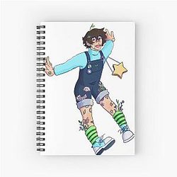 Pop Plant Sykkuno Spiral Notebook