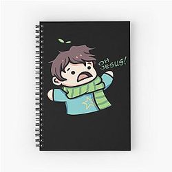 Sykkuno shirt Spiral Notebook