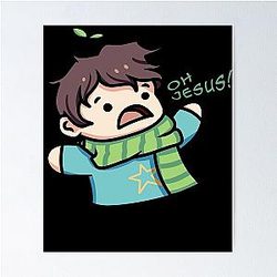 Sykkuno shirt Poster