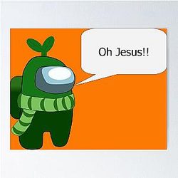 Sykkuno Says Oh Jesus  Poster