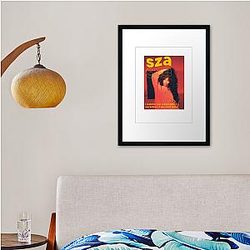 Sza Collage Framed print Premium Merch Store