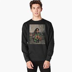 Girl Photoshoot Sit Pose Sweatshirt Premium Merch Store