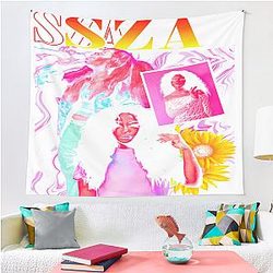 Sza 90S Raptee Tapestry Premium Merch Store