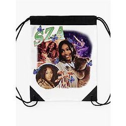 Sza 90S Retro Style Drawstring Bag Premium Merch Store