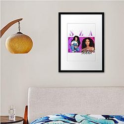 Sza Retro Vintage Framed print Premium Merch Store