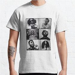 TDE - Kendrick, Ab-soul, Q, Jay Rock, Isaiah, SZA  Classic T-Shirt RB0903