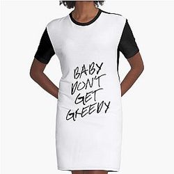 Tate Mcrae - Greedy Graphic T-Shirt Dress
