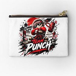 Team Punch Monkey Boxer Bold Street Style Graphic Zipper Pouch