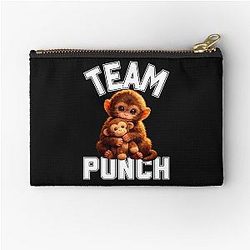 Team Punch Monkey Zipper Pouch