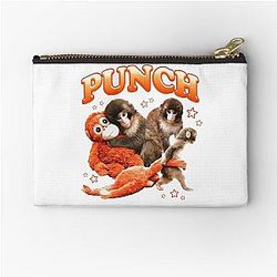 Punch Monkey Team Zipper Pouch