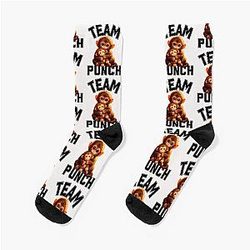 Team Punch Monkey Toy Socks