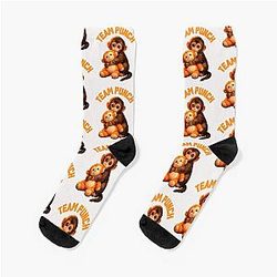 Team Punch Japanese Meme Socks