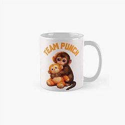 Team Punch Monkey Japanese Meme Classic Mug
