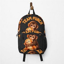 Team Punch Monkey Japanese Trendy Toy Backpack