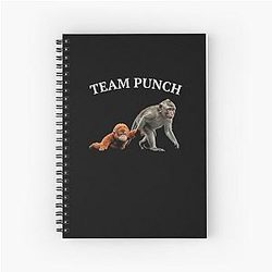 Team Monkey Wildlife Animals Notebook
