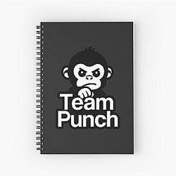 Team Punch Monkey Attitude Notebook