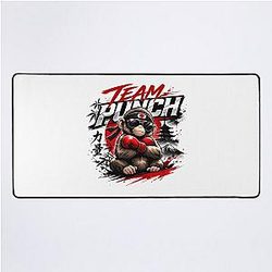 Team Punch Monkey Boxer Bold Street Style Graphic Desk Mat