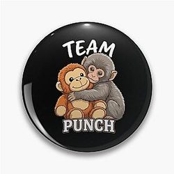 Team Punch Baby Monkey Pin