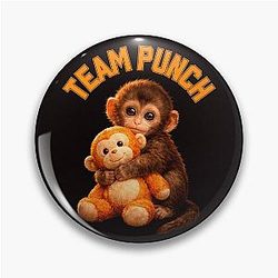 Team Punch Monkey Japanese Toy Pin