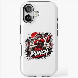 Team Punch Monkey Boxer Bold Street Style Graphic iPhone Case