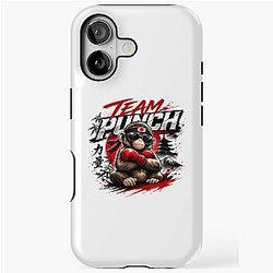 Team Punch Monkey Boxer - Bold Street Style Graphic Tough Case for iPhone