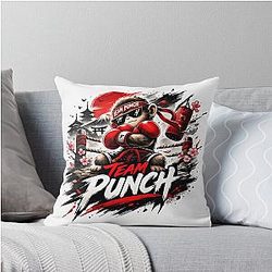 Punch Monkey Boxer Bold Street Style Throw Pillow