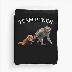 Team Orangutan Primate Wildlife Animals Duvet Cover