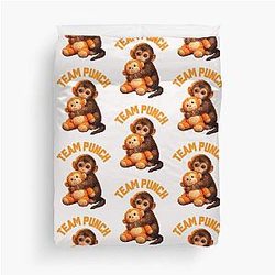 Team Punch Monkey Japanese Duvet Cover
