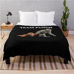 Team Monkey Orangutan Wildlife Blanket