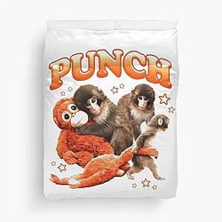 Punch Monkey Team Duvet Cover