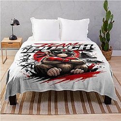 Team Decide Bloody Street Style Graphic Throw Blanket