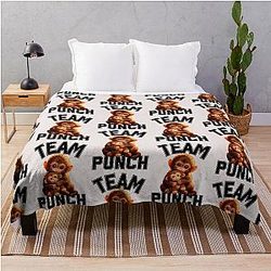 Team Punch Monkey Toy Blanket