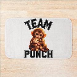 Team Punch Monkey Toy Bath Mat