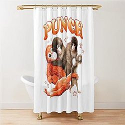 Punch Monkey Team Shower Curtain