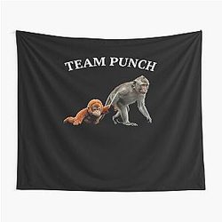 Team Orangutan Primate Wildlife Animals Tapestry