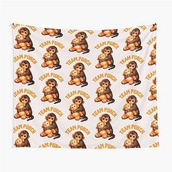 Team Monkey Japanese Meme Tapestry