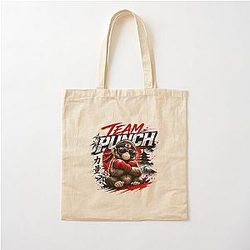 Team Monkey Boxer Bold Street Style Graphic Cotton Tote Bag