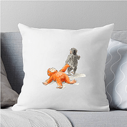 Team Punch Monkey Gorilla Warfare Masters Team Punch Monkey Pillows Cover