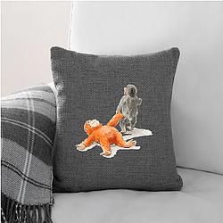 Team Punch Monkey Gorilla Warfare Masters Team Punch Monkey Pillows Cover