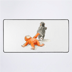 Team Punch Monkey Gorilla Warfare Masters Team Punch Monkey Mouse Pads