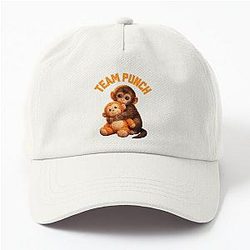 Team Punch Monkey Japanese Trendy Dad Hat