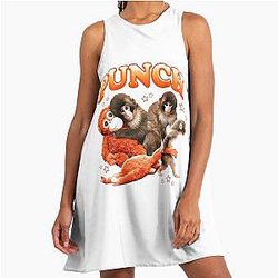 Team Punch Monkey A-Line Dress