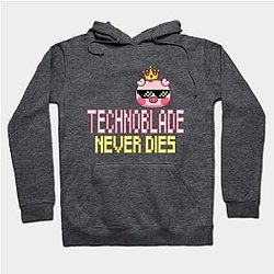 Technoblade Hoodies - Technoblade Never Dies Hoodie TP0111