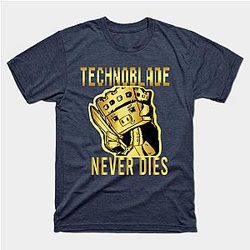 Technoblade T-Shirts - Technoblade Never Dies Golden T-shirt TP3110