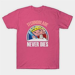 Technoblade T-Shirts - Technoblade Never Dies T-shirt TP3110