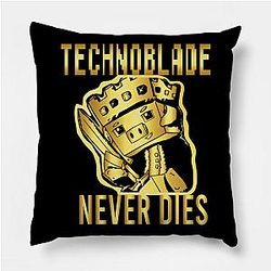 Technoblade Pillows - Technoblade Never Dies Golden Pillow TP3110