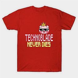 Technoblade T-Shirts - Technoblade Never Dies T-shirt TP3110